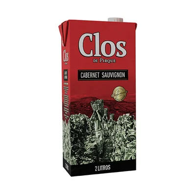Tetra Clos de Pirque Cabernet Sauvignon 2L (6 unidades)