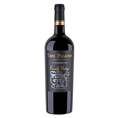 Tres Palacios F.vintage Carmenere 750 Ml