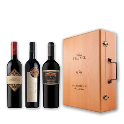 Trilogía Chadwick-seña-don Maximiano 2013 750cc – Tres Iconos Del Vino Chileno