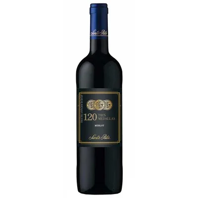 Vino 120 Tres Medallas Merlot 700 ml