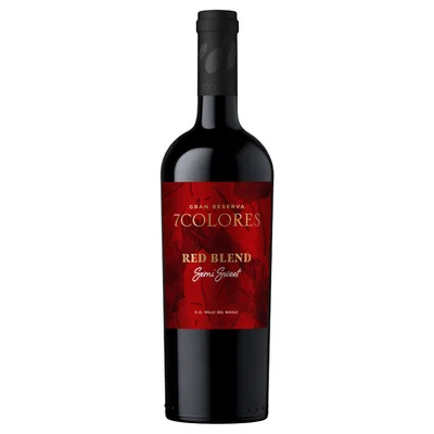 Vino 7 Colores Red Blend Semi Sweet 750cc