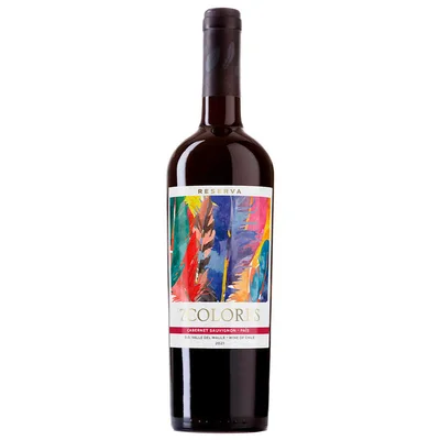 Vino 7 Colores Reserva Cabernet Sauvignon Pais 750cc