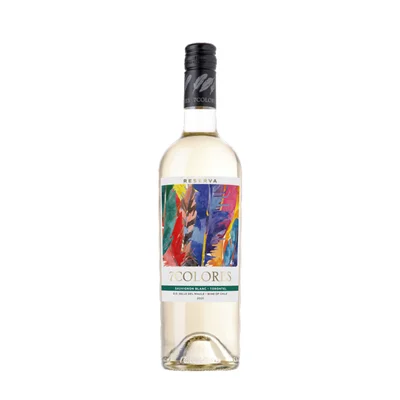Vino 7 Colores Reserva Torontel Sauvignon Blanc Botella 750cc