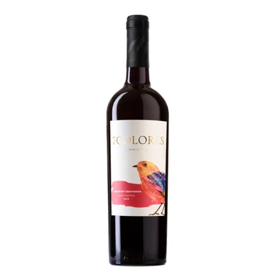 Vino 7 Colores Varietal Cabernet Sauvignon Botella 750cc