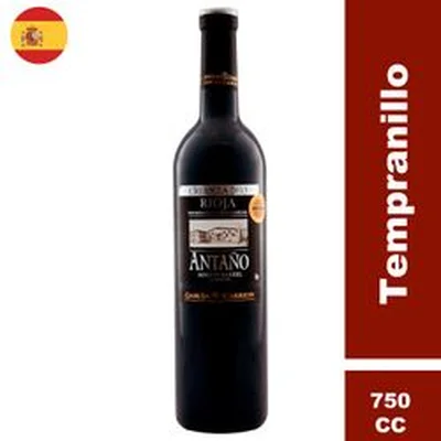Vino Antaño Crianza Rioja Tempranillo 750 cc