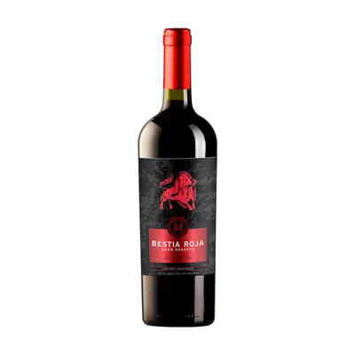 Vino Bestia Roja Gran Reserva Cabernet Sauvignon Botella 750cc