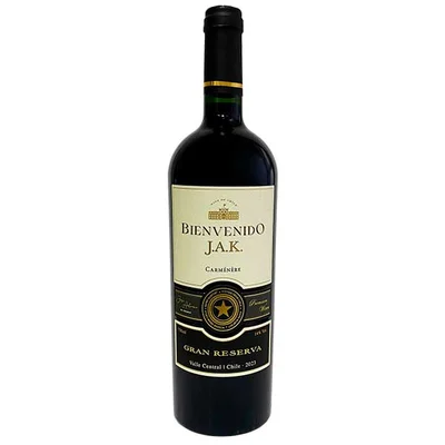 Vino Bienvenido J.A.K Gran Reserva Carmenere 750 ml