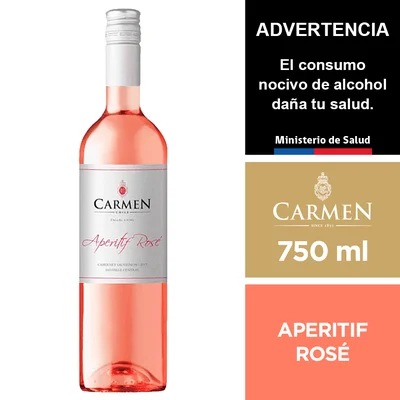 Vino Carmen Aperitif Rosé 750 Ml.