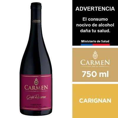 Vino Carmen Gran Reserva Carignan 750 Ml.