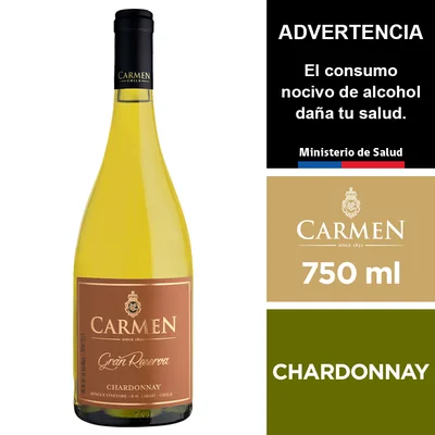 Vino Carmen Gran Reserva Chardonnay 750 Ml.