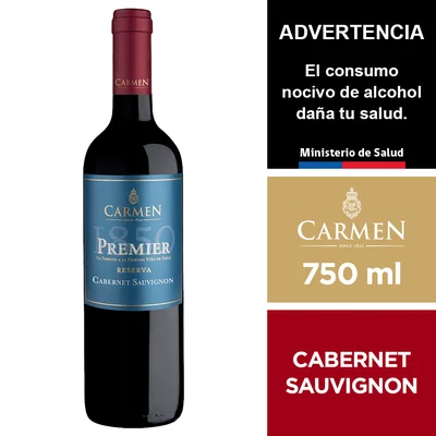 Vino Carmen Premier 1850 Cabernet Sauvignon 750 Ml.