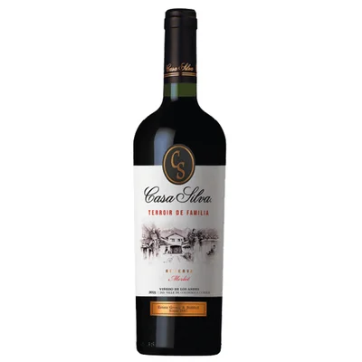Vino Casa Silva Terroir Familia Reserva Merlot Botella 750cc