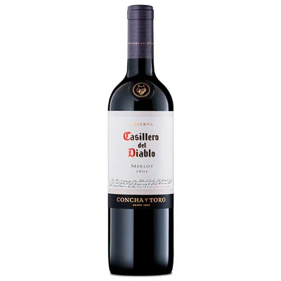 Vino Casillero del Diablo Reserva Merlot 750 ml