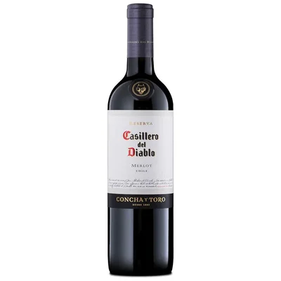 Vino Casillero del Diablo Reserva Merlot 750cc