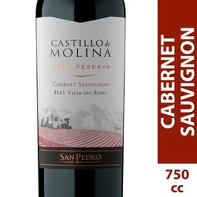 Vino Castillo de Molina Gran Reserva Cabernet Sauvignon 750 cc