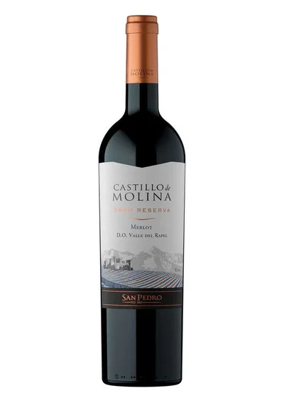 Vino Castillo de Molina Gran Reserva Merlot 750cc