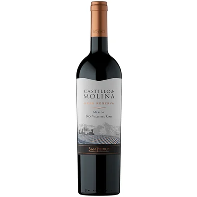 Vino Castillo de Molina Gran Reserva Merlot 750cc