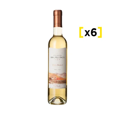 Vino Castillo De Molina Late Harvest Botella 500cc X6