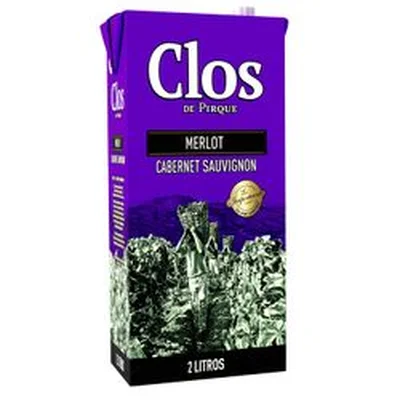 Vino Clos de Pirque Merlot Caja 2 L