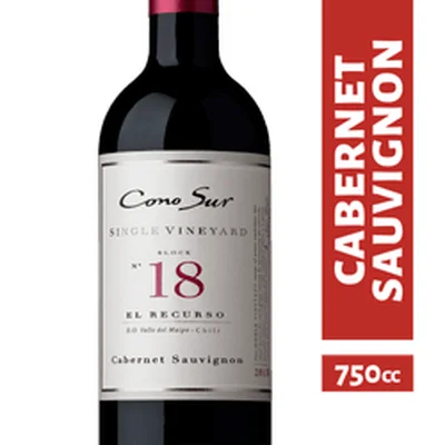 Vino Cono Sur Single Vineyard Cabernet Sauvignon 750 cc