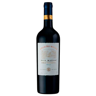 Vino Cousiño Macul Don Matías Gran Reserva Merlot 750cc