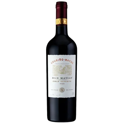 Vino Cousiño Macul Don Matias Gran Rsva Syrah 750cc