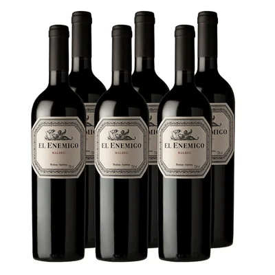 Vino El Enemigo Malbec 750ml x6 ($24.990 c/u)