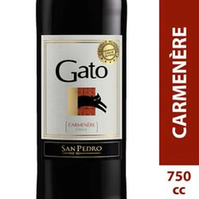 Vino Gato Carmenere 700 cc
