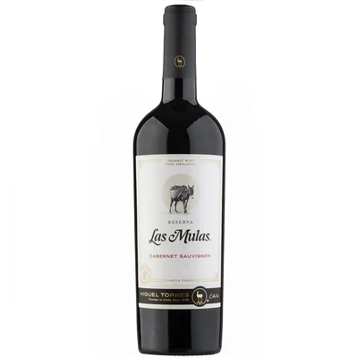 Vino Las Mulas Rsva Orgánico Cabernet Sauvignon 750cc
