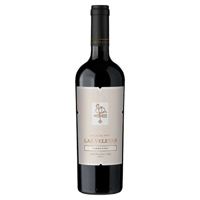 Vino Las Veletas Cuartel No. 60 Carmenere 750cc