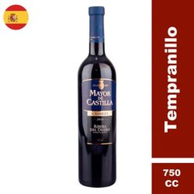 Vino Mayor de Castilla Exclusivo Crianza Tempranillo 750 cc