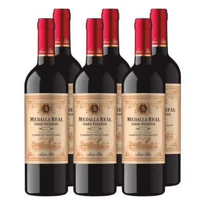 Vino Medalla Real Gran Reserva Cabernet Sauvignon 750cc x6