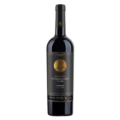 Vino Miguel Torres Cordillera de los Andes Reserva Especial Carmenere 750cc
