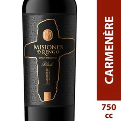 Vino Misiones de Rengo Black Carmenère 750 cc