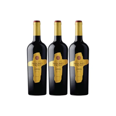 Vino Misiones De Rengo Reserva Cabernet Sauvignon Botella 750cc X3
