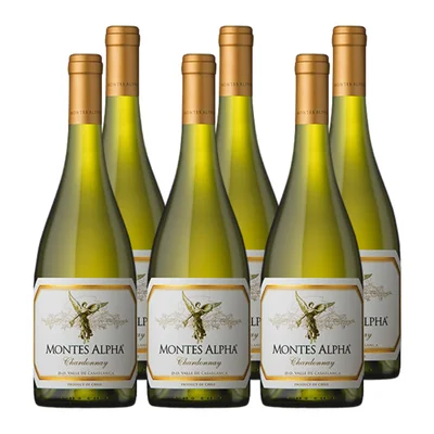 Vino Montes Alpha Chardonnay 750cc x6 ($9.990 c/u)