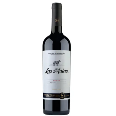 Vino Orgánico Las Mulas Reserva - Merlot - 750ml