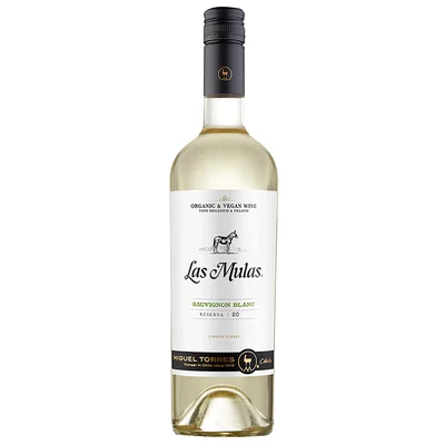 Vino Orgánico Miguel Torres Las Mulas Reserva Sauvignon Blanc - 750ml