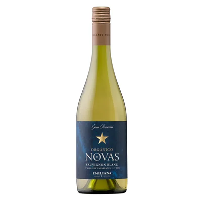 Vino Orgánico Novas Gran Reserva Sauvignon Blanc 12.5° 750cc