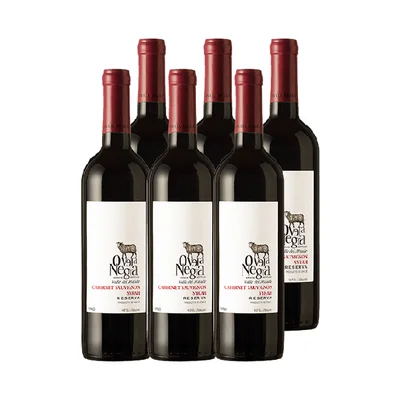 Vino Oveja Negra Cabernet Sauvignon / Syrah Botella 750cc X6