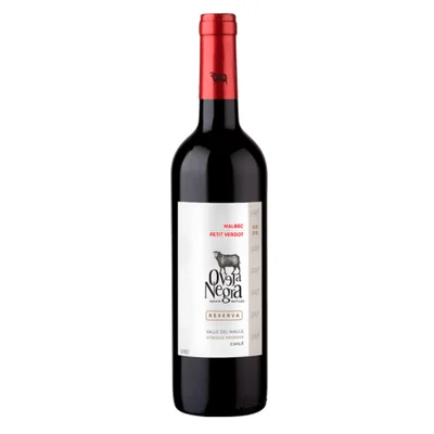 Vino Oveja Negra Reserva - Malbec/Petit Verdot - 750ml