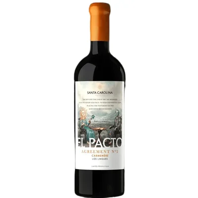 Vino Santa Carolina El Pacto Carmenere 750cc