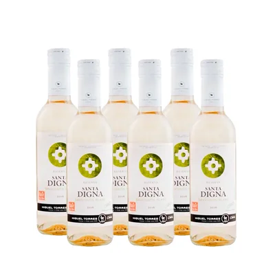 Vino Santa Digna Sauvignon Blanc 375cc (6 unidades)