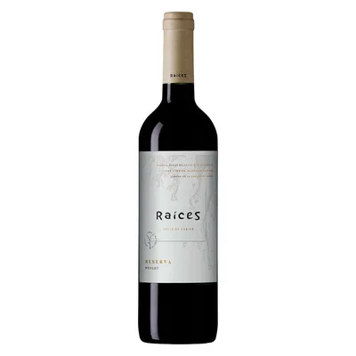 Vino Viña Las Pitras Raíces Merlot Reserva 750cc