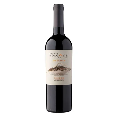 Vino Volcanes de Chile Reserva Carmenere 750cc