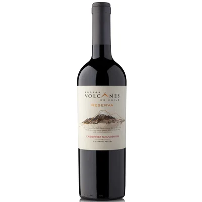 Vino Volcanes de Chile Rsva Cabernet Sauvignon 750cc