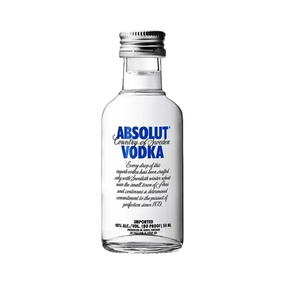 Vodka Absolut Blue 40º Miniatura 50cc