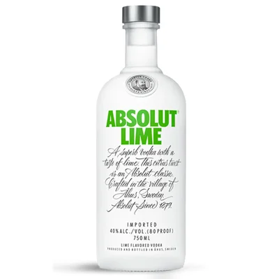 Vodka Absolut Lime 750cc