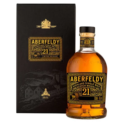 Whisky Aberfeldy 21 Años 750cc
