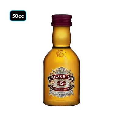 Whisky Chivas Regal 12 años 50cc 40° alc. Miniatura